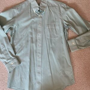 Brooks Brothers Milano Fit Shirt- Green Stripe